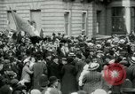 Image of British demonstration World War I London England United Kingdom, 1915, second 41 stock footage video 65675026073