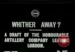 Image of Honorable artillery company London England United Kingdom, 1916, second 3 stock footage video 65675026074