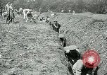 Image of British soldiers digging trenches France, 1916, second 8 stock footage video 65675026076