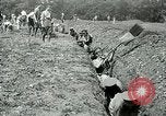 Image of British soldiers digging trenches France, 1916, second 10 stock footage video 65675026076
