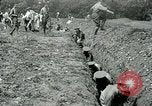 Image of British soldiers digging trenches France, 1916, second 12 stock footage video 65675026076