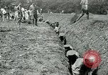 Image of British soldiers digging trenches France, 1916, second 13 stock footage video 65675026076