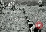 Image of British soldiers digging trenches France, 1916, second 14 stock footage video 65675026076