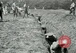 Image of British soldiers digging trenches France, 1916, second 15 stock footage video 65675026076