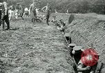 Image of British soldiers digging trenches France, 1916, second 16 stock footage video 65675026076