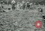 Image of British soldiers digging trenches France, 1916, second 20 stock footage video 65675026076