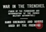 Standbild französischer Soldaten Frankreich, 1915, aus Sekunde 1 historischem Filmmaterial Videoclip 65675026079