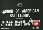 Image USS Maumee (AO-2) lancez Vallejo California USA, 1915, de la seconde 3 séquences d'archives historiques vidéo 65675026080