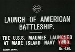 Image USS Maumee (AO-2) lancez Vallejo California USA, 1915, de la seconde 5 séquences d'archives historiques vidéo 65675026080