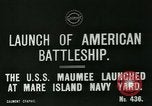 Image USS Maumee (AO-2) lancez Vallejo California USA, 1915, de la seconde 6 séquences d'archives historiques vidéo 65675026080