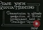 Standbild Kampagne zu erkennen sowjetischen Russland London England, 1919, aus Sekunde 5 historischem Filmmaterial Videoclip 65675026085