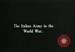 Standbild italienische Truppen in Ersten Weltkrieg Italien, 1917, aus Sekunde 12 historischem Filmmaterial Videoclip 65675026087