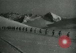 Standbild der Italienischen Armee Operationen Winter in den Bergen Italien, 1917, aus Sekunde 39 historischem Filmmaterial Videoclip 65675026088
