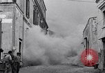 Image of people evacuating during Mount Vesuvius eruption Naples Italy, 1944, second 9 stock footage video 65675026169