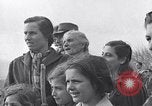 Image of people evacuating during Mount Vesuvius eruption Naples Italy, 1944, second 13 stock footage video 65675026169