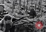 Image of people evacuating during Mount Vesuvius eruption Naples Italy, 1944, second 18 stock footage video 65675026169