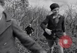 Image of people evacuating during Mount Vesuvius eruption Naples Italy, 1944, second 25 stock footage video 65675026169
