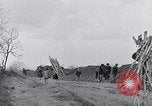 Image of people evacuating during Mount Vesuvius eruption Naples Italy, 1944, second 36 stock footage video 65675026169