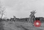 Image of people evacuating during Mount Vesuvius eruption Naples Italy, 1944, second 38 stock footage video 65675026169