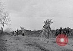 Image of people evacuating during Mount Vesuvius eruption Naples Italy, 1944, second 39 stock footage video 65675026169