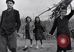 Image of people evacuating during Mount Vesuvius eruption Naples Italy, 1944, second 42 stock footage video 65675026169
