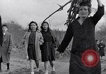 Image of people evacuating during Mount Vesuvius eruption Naples Italy, 1944, second 43 stock footage video 65675026169