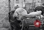 Image of people evacuating during Mount Vesuvius eruption Naples Italy, 1944, second 49 stock footage video 65675026169