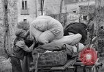 Image of people evacuating during Mount Vesuvius eruption Naples Italy, 1944, second 51 stock footage video 65675026169