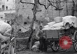 Image of people evacuating during Mount Vesuvius eruption Naples Italy, 1944, second 54 stock footage video 65675026169