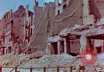 Image of German building ruins Berlin Germany, 1945, second 50 stock footage video 65675026240