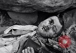Image of Fallen Japanese soldiers among rocks Iwo Jima, 1945, second 54 stock footage video 65675026273