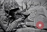 Image of US Marine Corps Memorial on battlefield Iwo Jima, 1945, second 27 stock footage video 65675026274