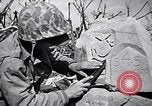 Image of US Marine Corps Memorial on battlefield Iwo Jima, 1945, second 36 stock footage video 65675026274