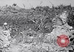 Image of Marines moving along a ridge Iwo Jima, 1945, second 50 stock footage video 65675026281