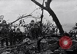 Image of Marines clearing Japanese defenders from a ridge Iwo Jima, 1945, second 10 stock footage video 65675026282