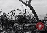 Image of Marines clearing Japanese defenders from a ridge Iwo Jima, 1945, second 11 stock footage video 65675026282