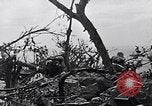 Image of Marines clearing Japanese defenders from a ridge Iwo Jima, 1945, second 24 stock footage video 65675026282