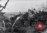 Image of Marines clearing Japanese defenders from a ridge Iwo Jima, 1945, second 47 stock footage video 65675026282