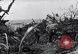 Image of Marines clearing Japanese defenders from a ridge Iwo Jima, 1945, second 48 stock footage video 65675026282