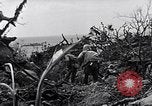 Image of Marines clearing Japanese defenders from a ridge Iwo Jima, 1945, second 51 stock footage video 65675026282