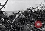 Image of Marines clearing Japanese defenders from a ridge Iwo Jima, 1945, second 53 stock footage video 65675026282