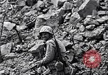 Image of Marines clearing Japanese defenders from a ridge Iwo Jima, 1945, second 58 stock footage video 65675026282