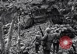 Image of US Marines look for remaining Japanese defenders Iwo Jima, 1945, second 23 stock footage video 65675026283