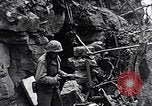 Image of US Marines look for remaining Japanese defenders Iwo Jima, 1945, second 61 stock footage video 65675026283