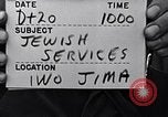 Image of Rabbi Chaplain Leon Rosenberg conducts Jewish services on Iwo Jima during World War 2 Iwo Jima, 1945, second 15 stock footage video 65675026284