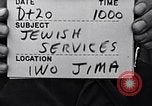 Image of Rabbi Chaplain Leon Rosenberg conducts Jewish services on Iwo Jima during World War 2 Iwo Jima, 1945, second 17 stock footage video 65675026284