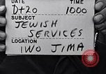 Image of Rabbi Chaplain Leon Rosenberg conducts Jewish services on Iwo Jima during World War 2 Iwo Jima, 1945, second 18 stock footage video 65675026284