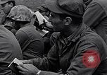 Image of Rabbi Chaplain Leon Rosenberg conducts Jewish services on Iwo Jima during World War 2 Iwo Jima, 1945, second 61 stock footage video 65675026284