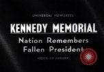 Image Kennedy Memorial United States USA, 1966, de la seconde 22 séquences d'archives historiques vidéo 65675026290