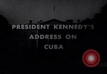 Image of Kennedy address on Cuban Missile Crisis Washington DC United States USA, 1962, second 10 stock footage video 65675026294